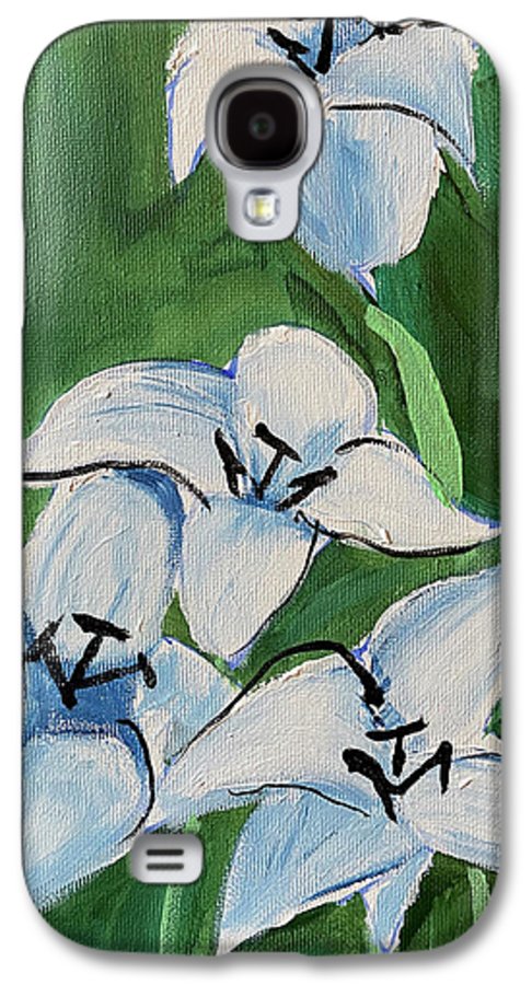 Lilies In Blue - Phone Case