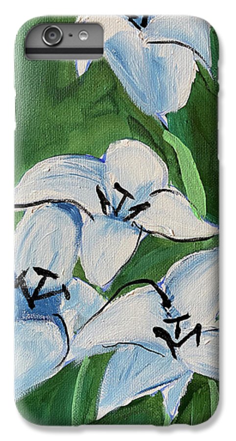 Lilies In Blue - Phone Case