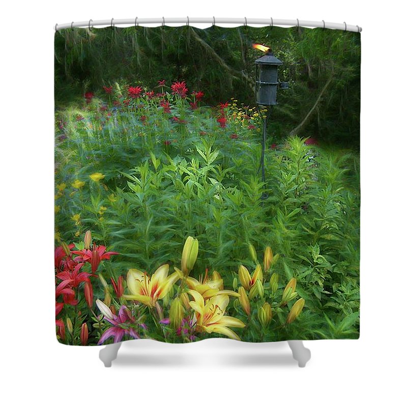 Lily Garden - Shower Curtain