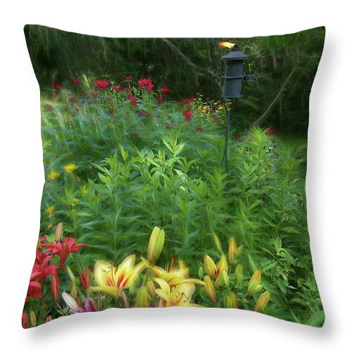 Lily Garden - Throw Pillow