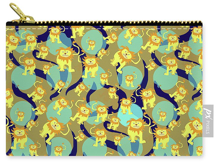 Lion Pattern - Carry-All Pouch