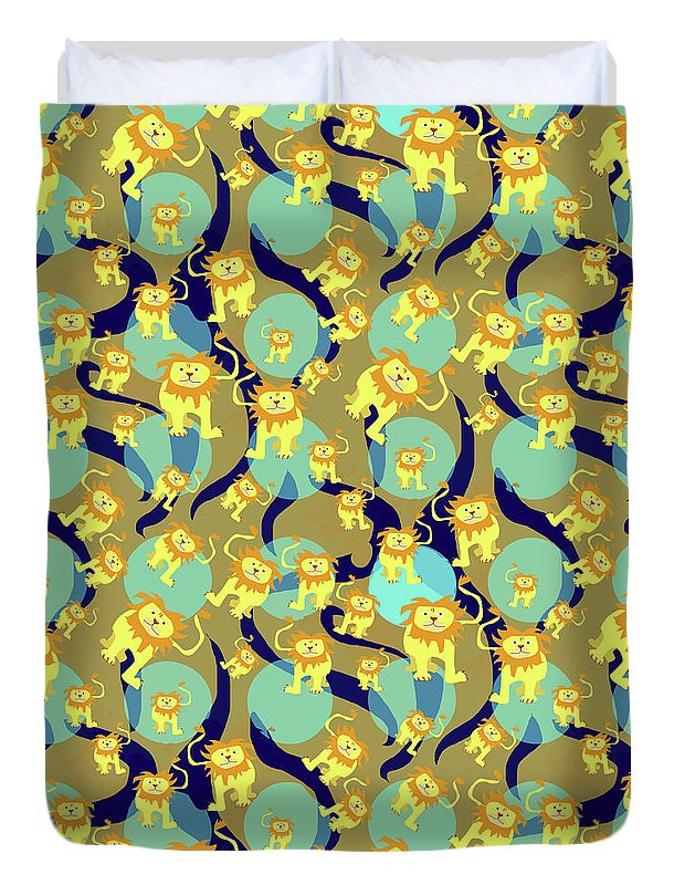 Lion Pattern - Duvet Cover