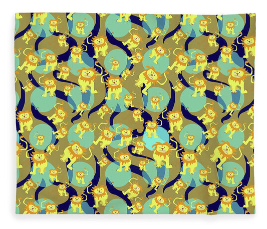 Lion Pattern - Blanket