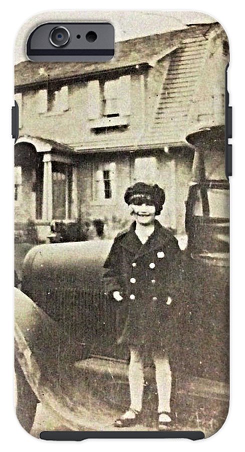 Little 1920s Girl With Car - Phone Case