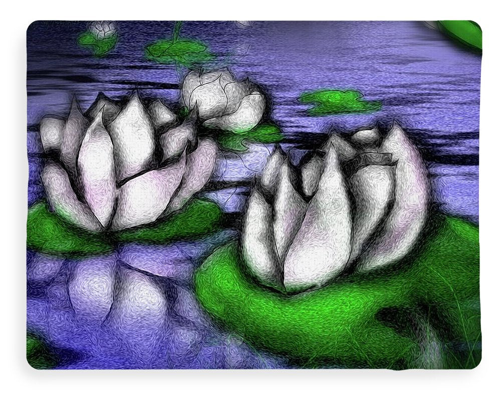 Little Lotus Pond - Blanket