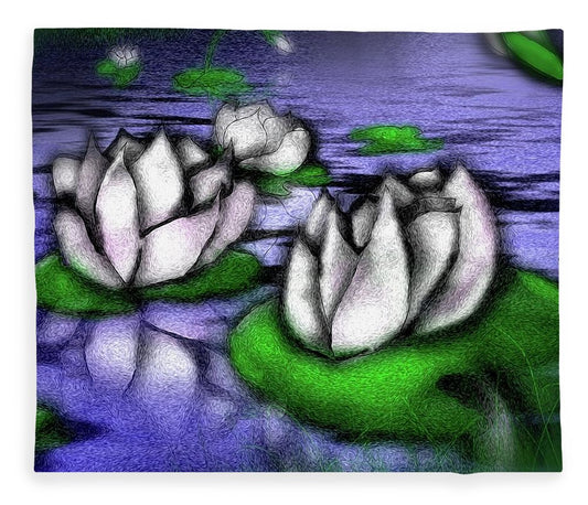 Little Lotus Pond - Blanket