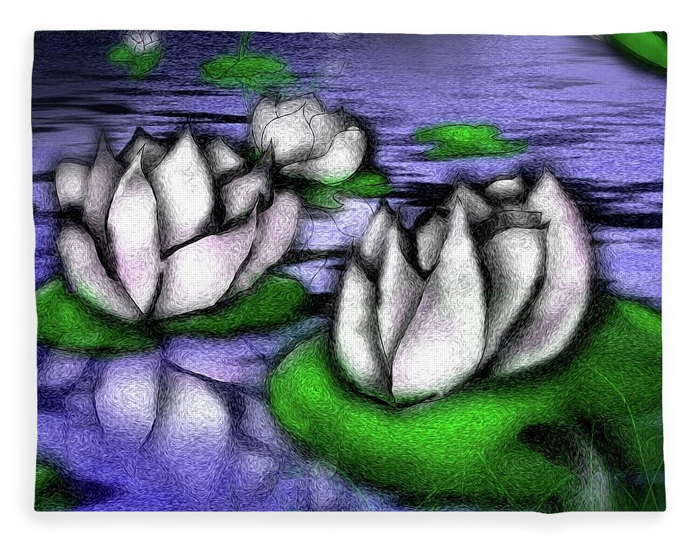 Little Lotus Pond - Blanket