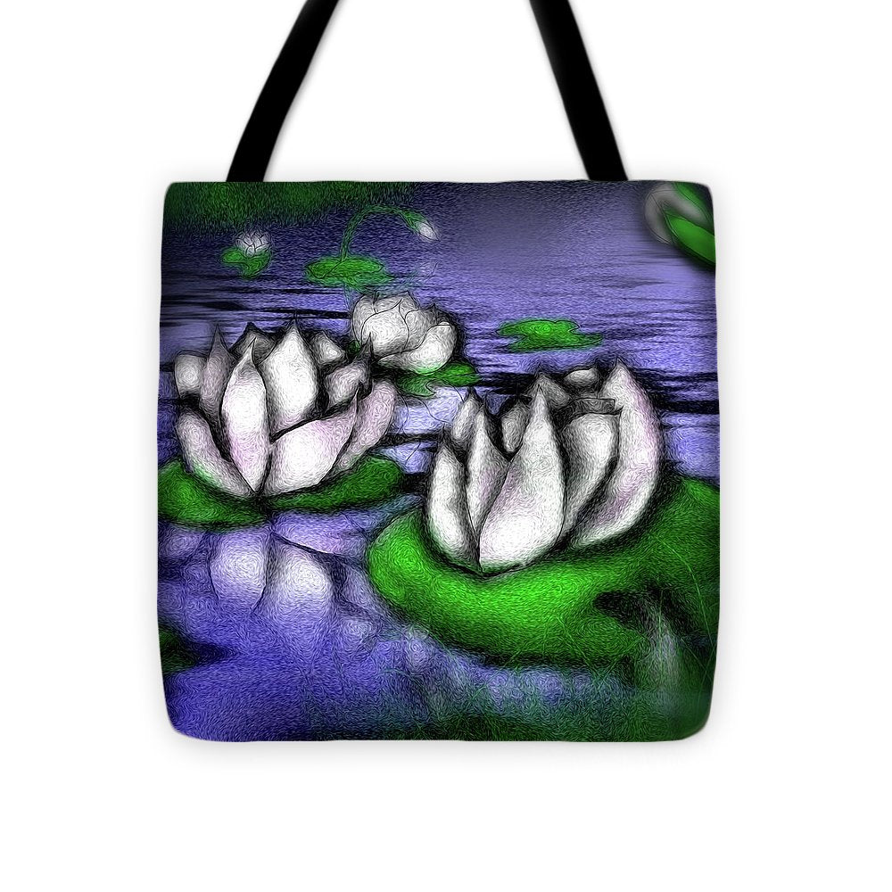 Little Lotus Pond - Tote Bag