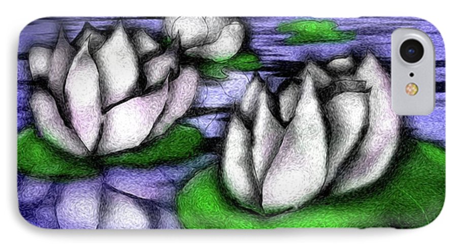 Little Lotus Pond - Phone Case