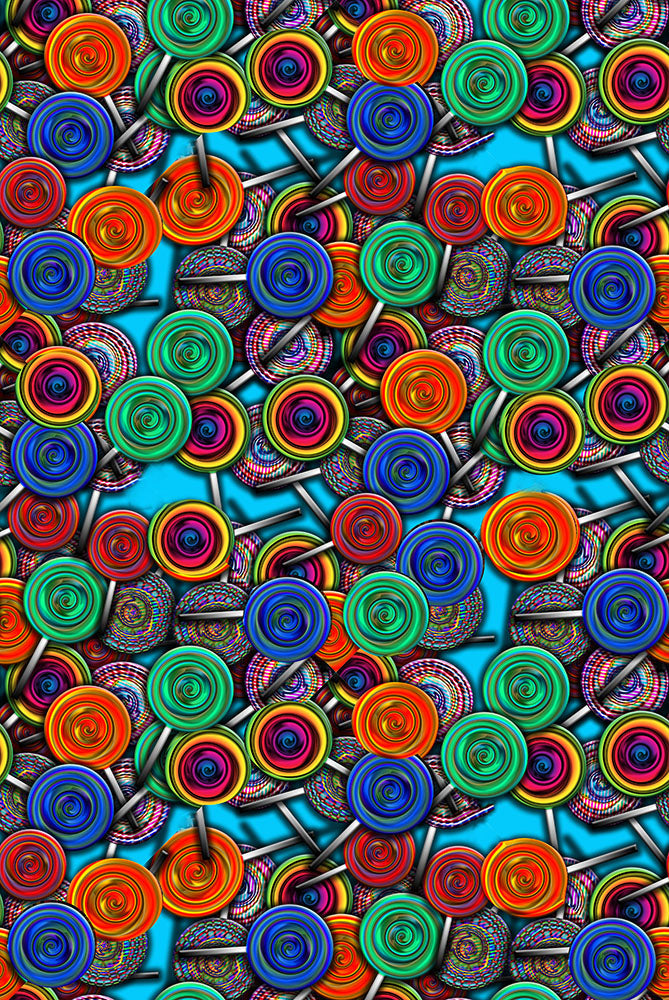 Lollipops Pattern Digital Image Download