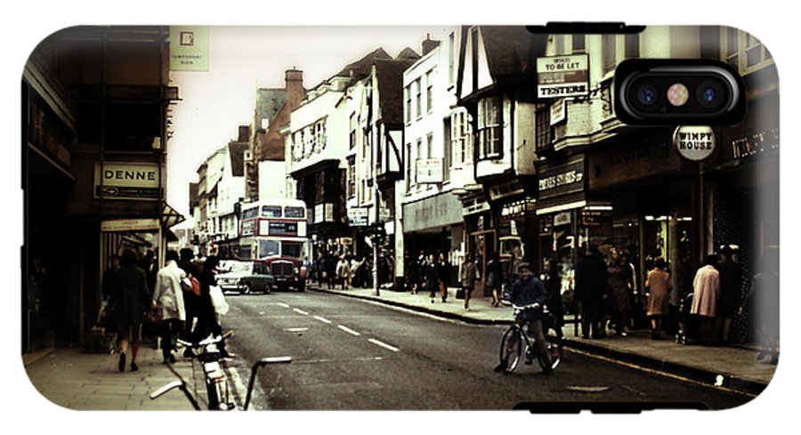 London Street With Bicycles - Phone Case