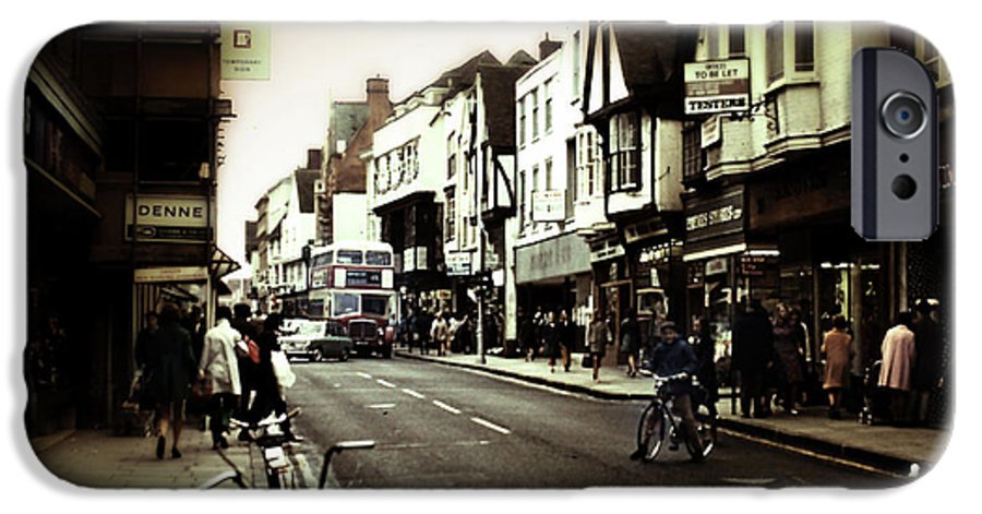 London Street With Bicycles - Phone Case