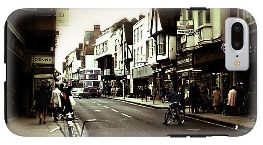 London Street With Bicycles - Phone Case