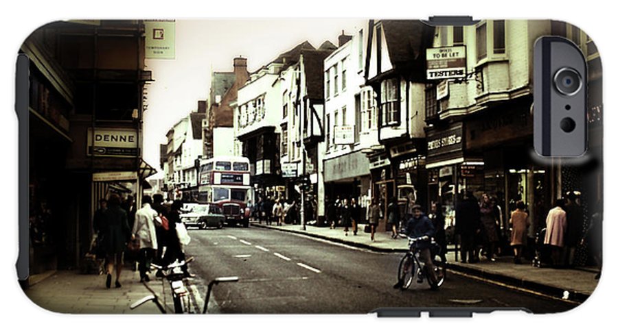 London Street With Bicycles - Phone Case