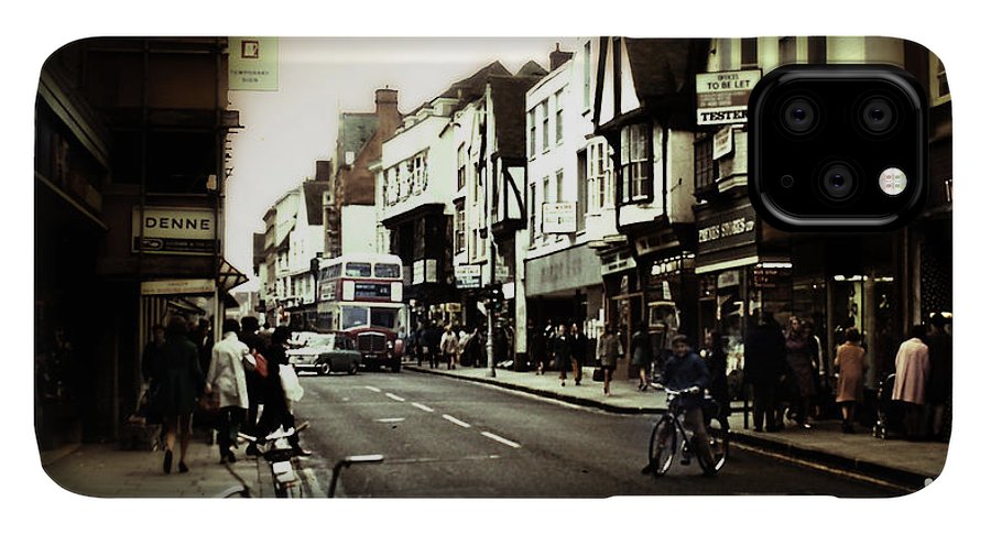 London Street With Bicycles - Phone Case