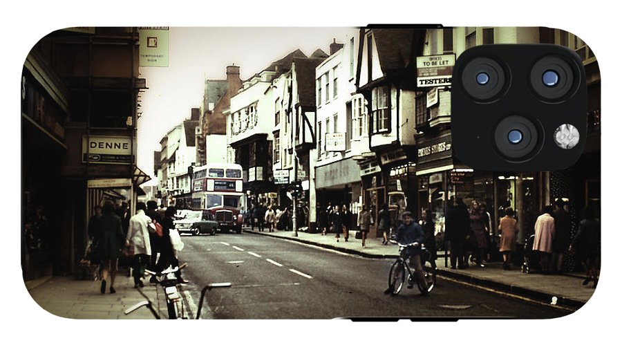 London Street With Bicycles - Phone Case