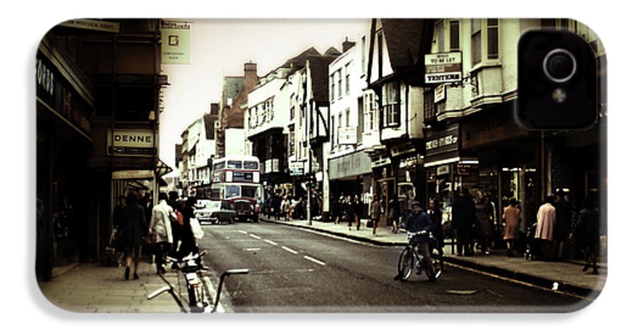 London Street With Bicycles - Phone Case