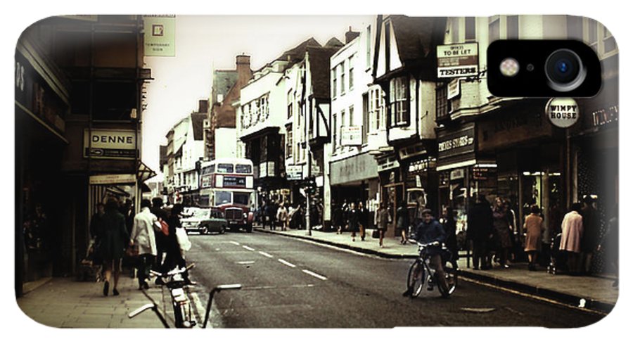 London Street With Bicycles - Phone Case