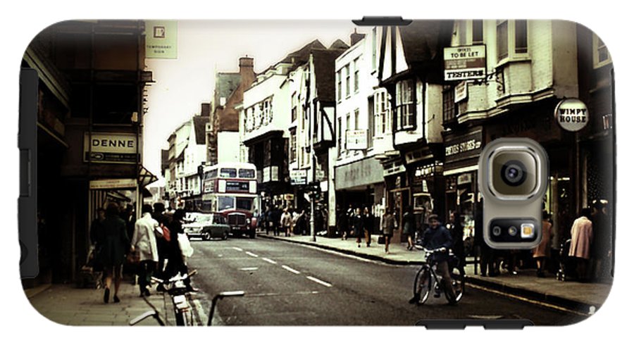 London Street With Bicycles - Phone Case