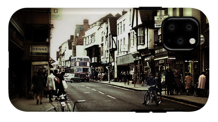 London Street With Bicycles - Phone Case