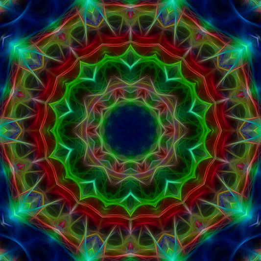 Lotus Kaleidoscope Digital Image Download