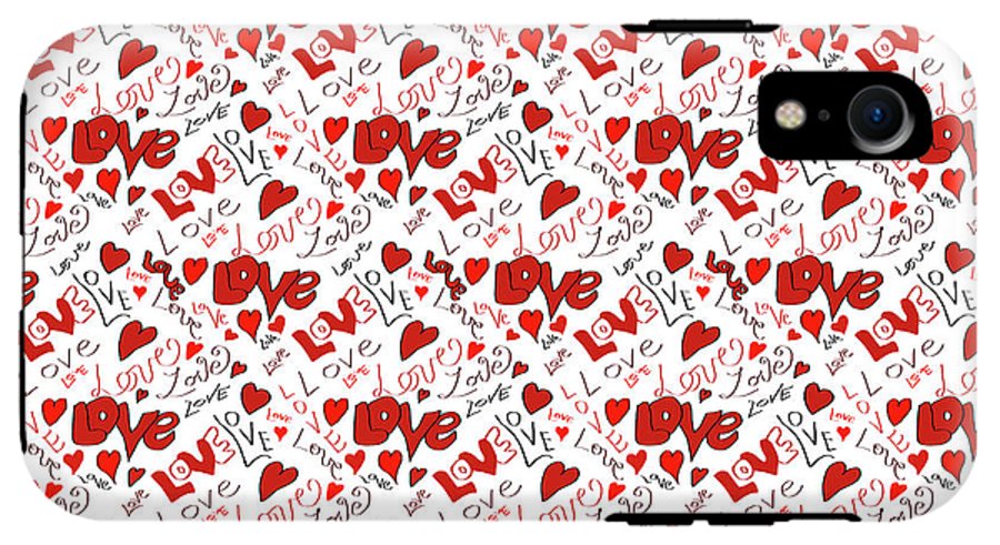 Love and Hearts - Phone Case