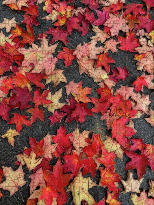 Maple Leaves In October 2 - Puzzle