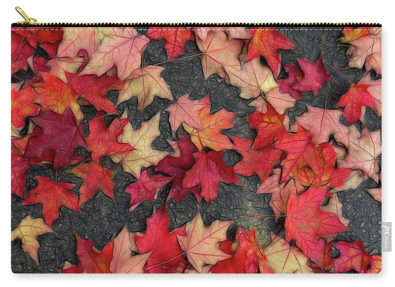 Maple Leaves In October 2 - Zip Pouch