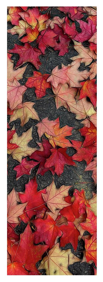 Maple Leaves In October 2 - Yoga Mat