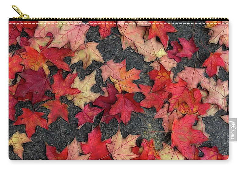 Maple Leaves In October 2 - Zip Pouch