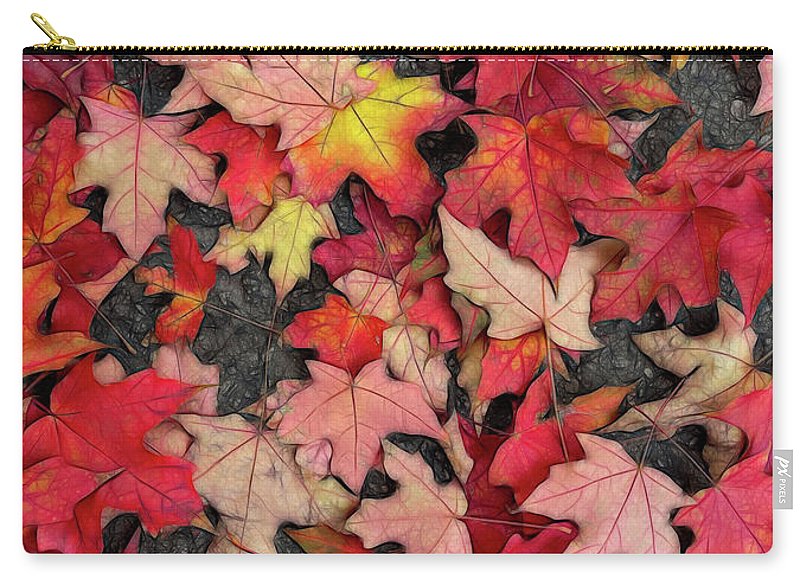 Maple Leaves In October 3 - Zip Pouch