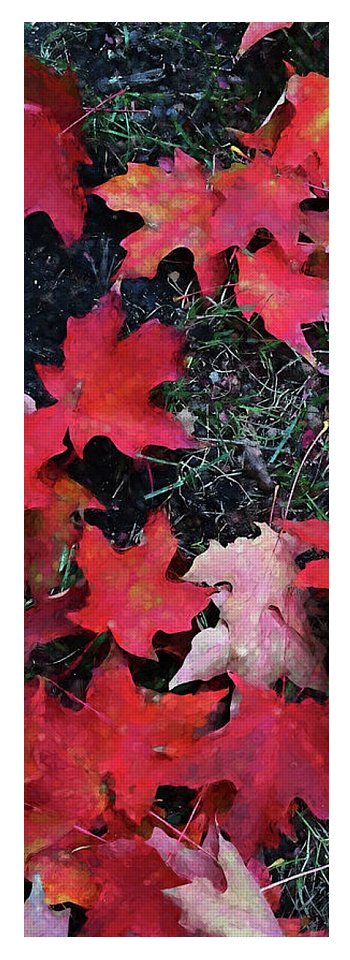 Maple Leaves In October 5 - Yoga Mat