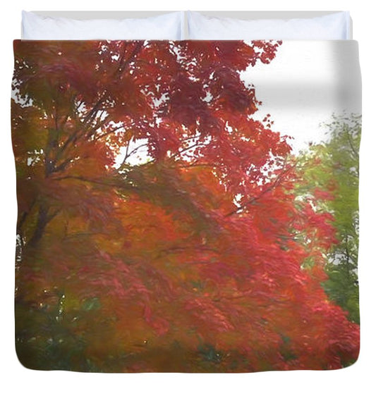 Maple Tree In October - Duvet Cover