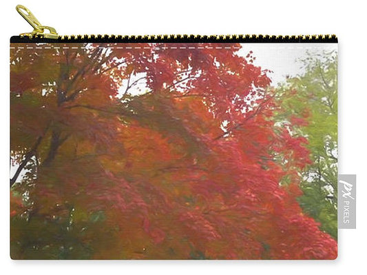 Maple Tree In October - Zip Pouch