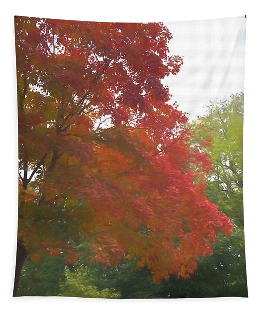 Maple Tree In October - Tapestry