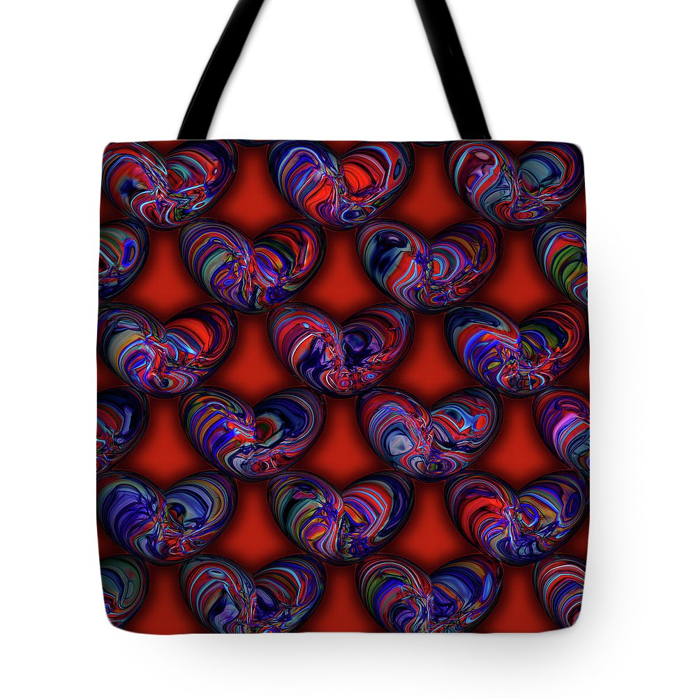 Marbled Valentine - Tote Bag