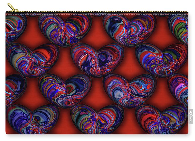 Marbled Valentine - Carry-All Pouch