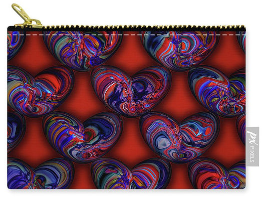 Marbled Valentine - Carry-All Pouch