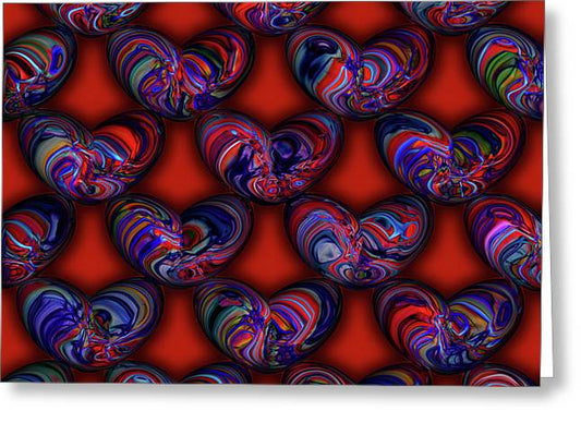 Marbled Valentine - Greeting Card