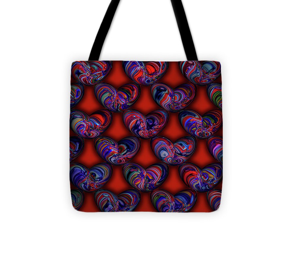 Marbled Valentine - Tote Bag