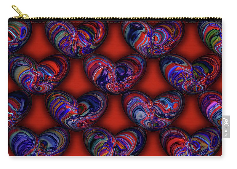 Marbled Valentine - Carry-All Pouch