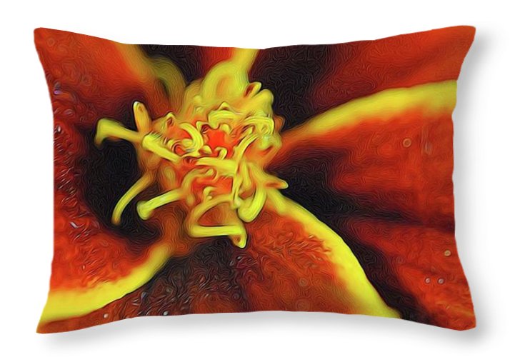 Marigold Center - Throw Pillow