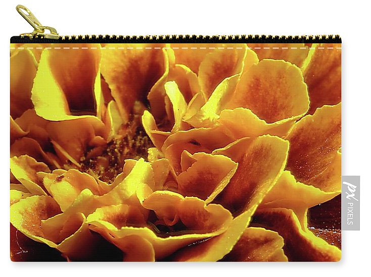 Marigold Close Up - Carry-All Pouch