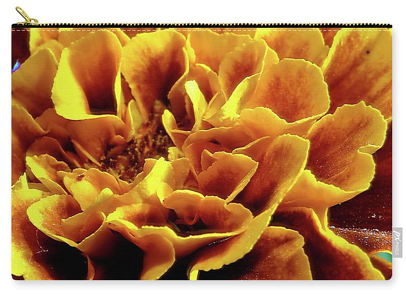 Marigold Close Up - Carry-All Pouch