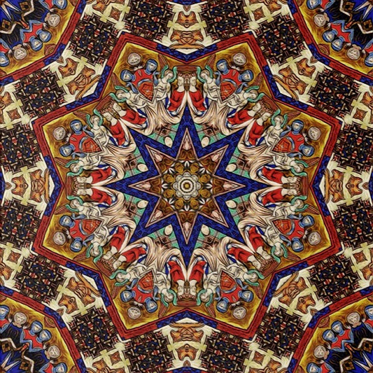 Medieval Kaleidoscope Digital Image Download