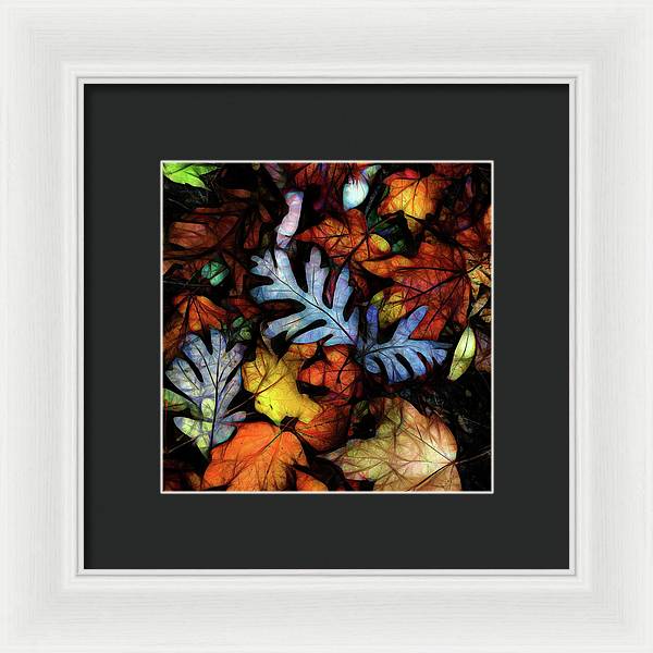 Mid October Leaves 1 - Framed Print