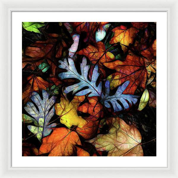 Mid October Leaves 1 - Framed Print