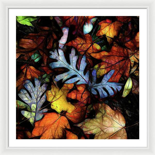 Mid October Leaves 1 - Framed Print