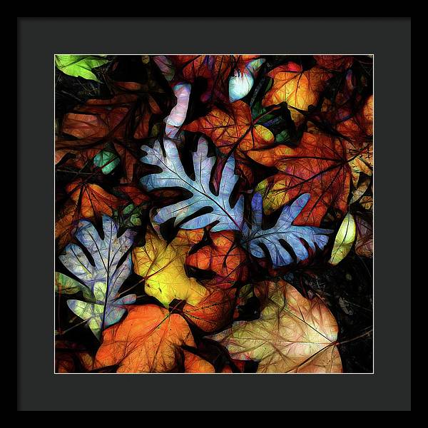 Mid October Leaves 1 - Framed Print