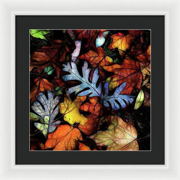 Mid October Leaves 1 - Framed Print